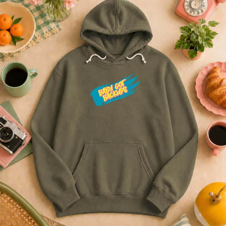 Baby Got Backups | Unisex Sponge Fleece Pullover Hoodie