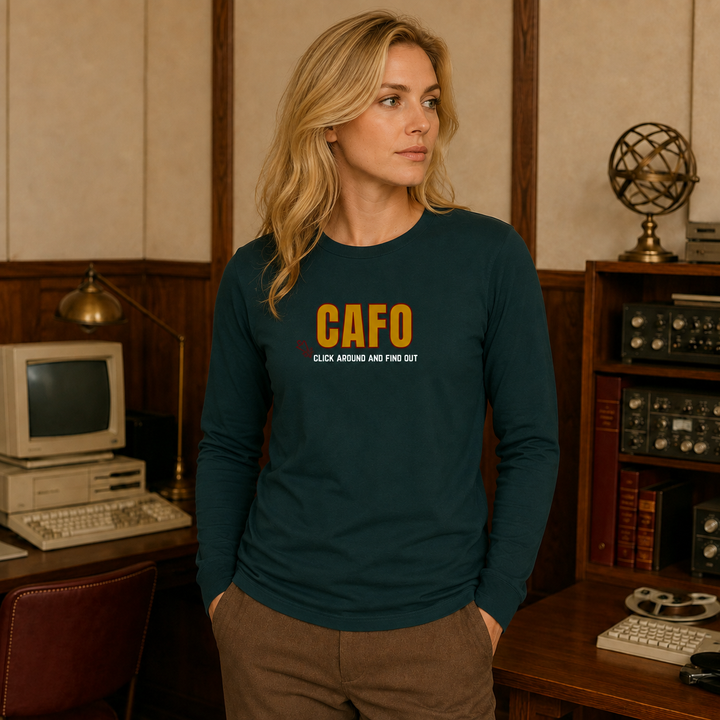 CAFO (Click Around &amp; Find Out | Long Sleeve Unisex Tee
