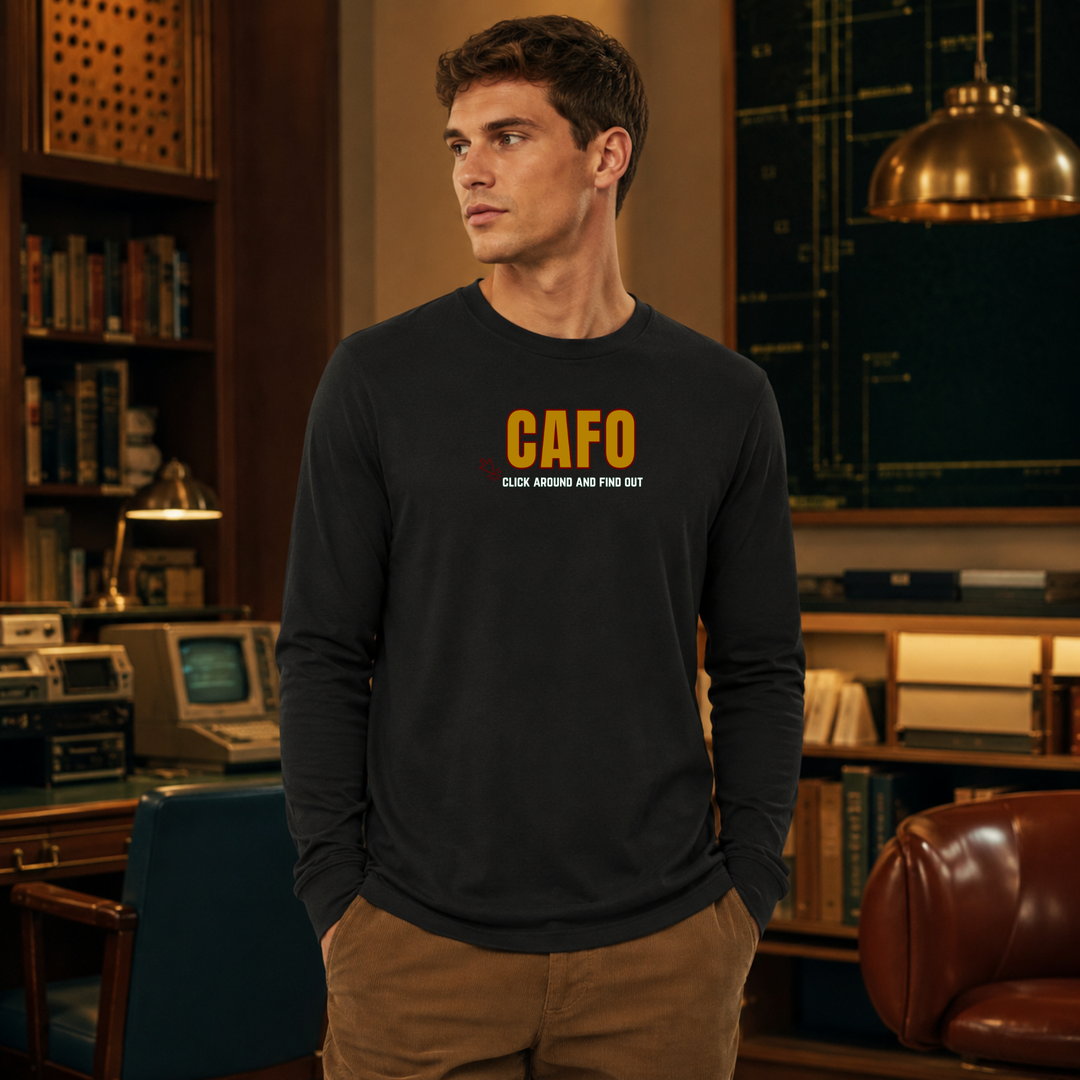 CAFO (Click Around &amp; Find Out | Long Sleeve Unisex Tee