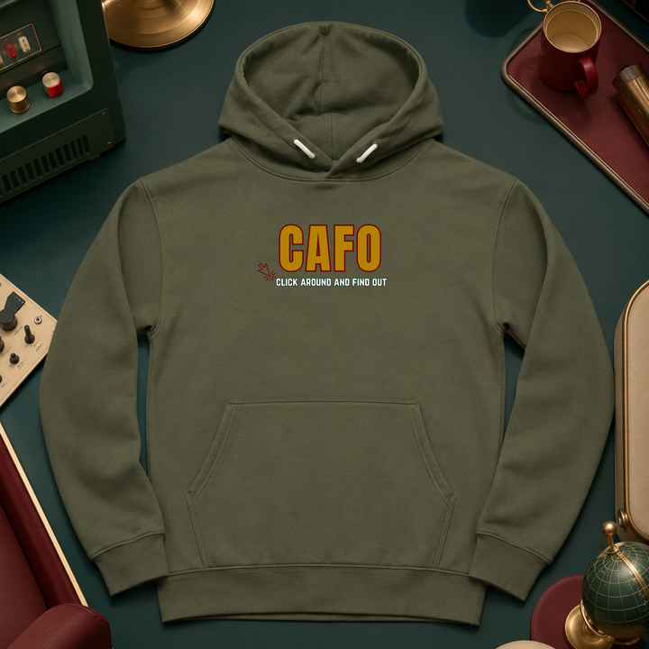 CAFO (Click Around &amp; Find Out | Unisex Sponge Fleece Pullover Hoodie