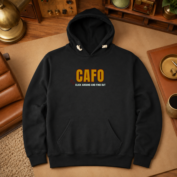 CAFO (Click Around &amp; Find Out | Unisex Sponge Fleece Pullover Hoodie