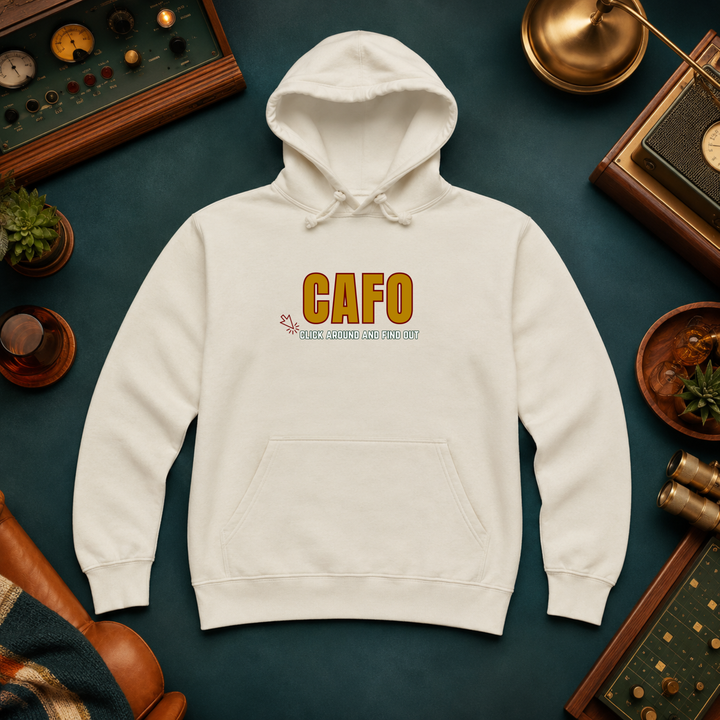 CAFO (Click Around &amp; Find Out | Unisex Sponge Fleece Pullover Hoodie