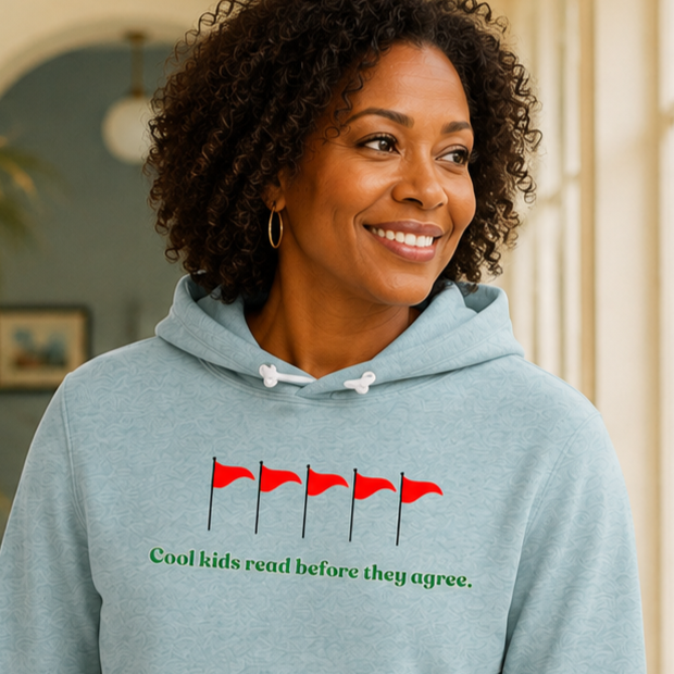 Cool Kids Read Before They Agree | Unisex Sponge Fleece Pullover Hoodie