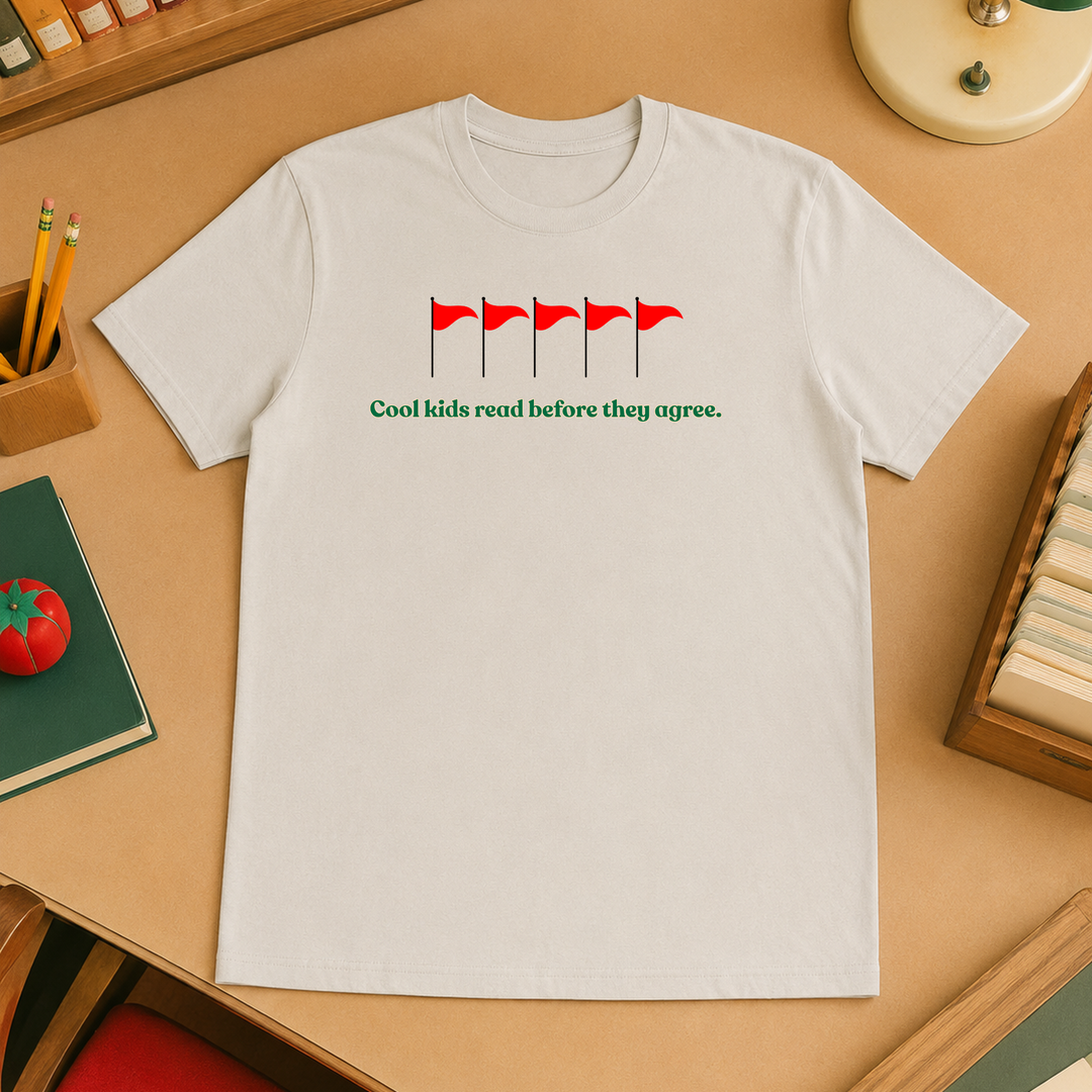 Cool Kids Read Before They Agree | Unisex Tee