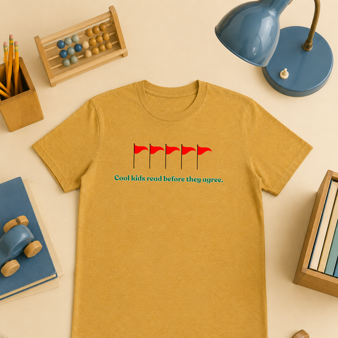 Cool Kids Read Before They Agree | Unisex Tee