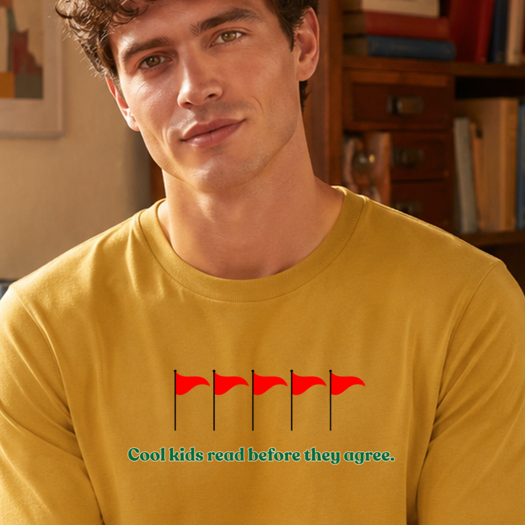 Cool Kids Read Before They Agree | Long Sleeve Unisex Tee