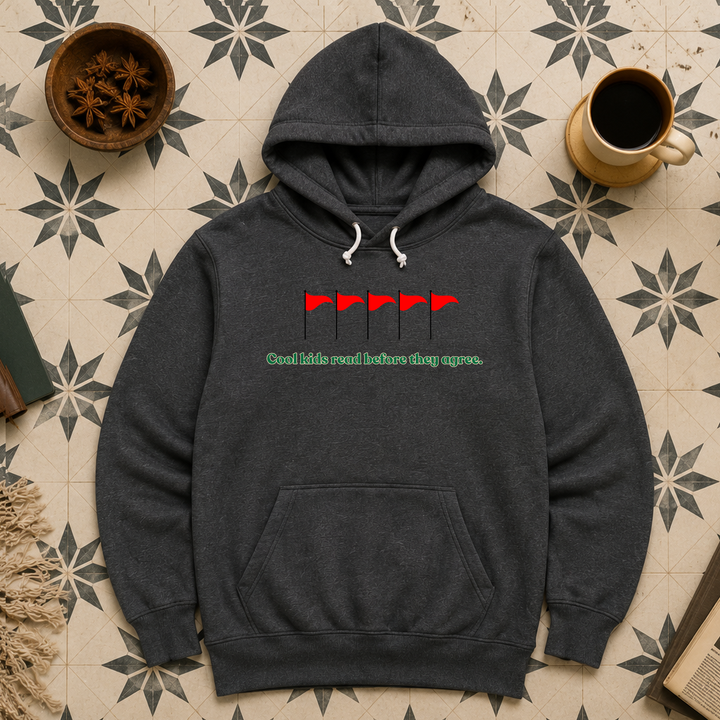 Cool Kids Read Before They Agree | Unisex Sponge Fleece Pullover Hoodie