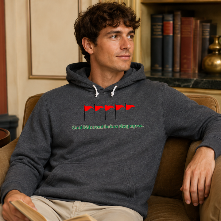 Cool Kids Read Before They Agree | Unisex Sponge Fleece Pullover Hoodie