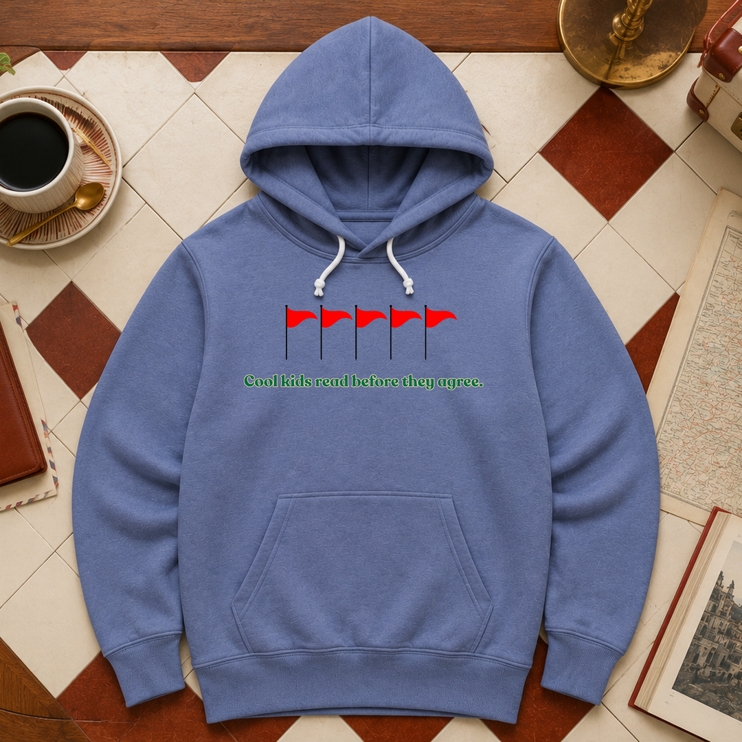 Cool Kids Read Before They Agree | Unisex Sponge Fleece Pullover Hoodie