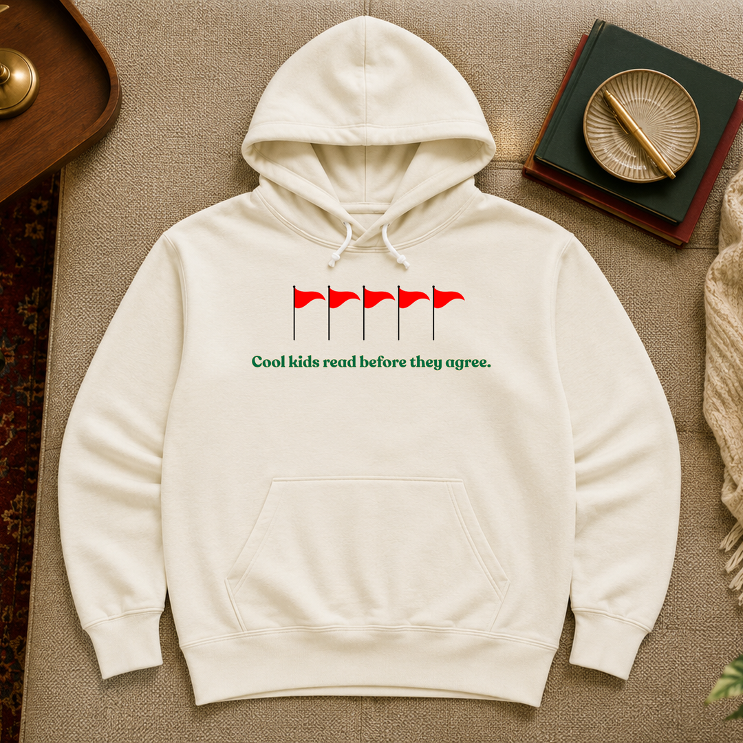 Cool Kids Read Before They Agree | Unisex Sponge Fleece Pullover Hoodie