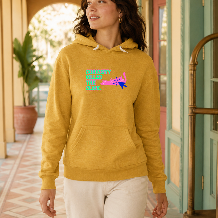 Curiosity Killed The Click | Unisex Sponge Fleece Pullover Hoodie