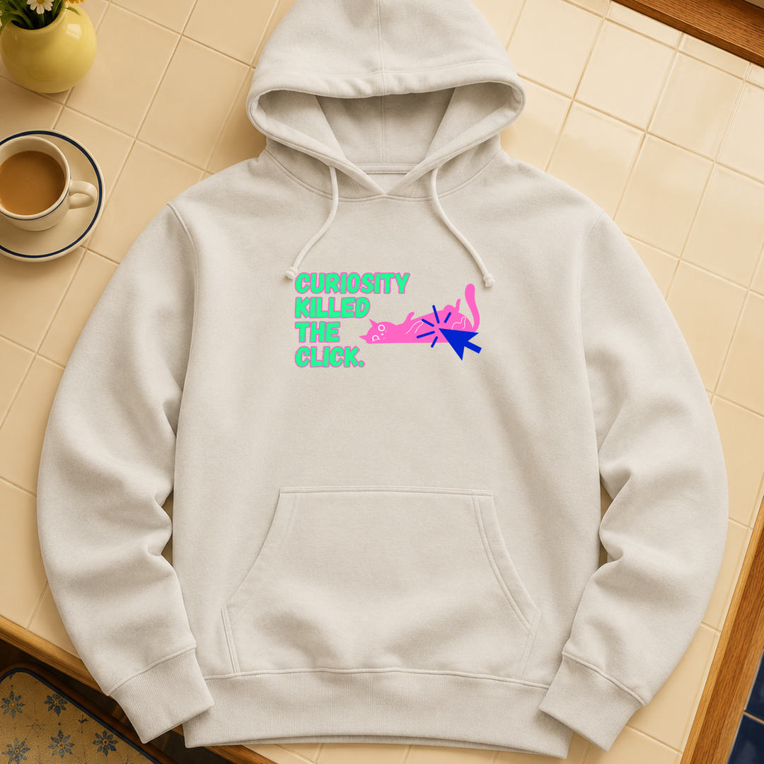 Curiosity Killed The Click | Unisex Sponge Fleece Pullover Hoodie