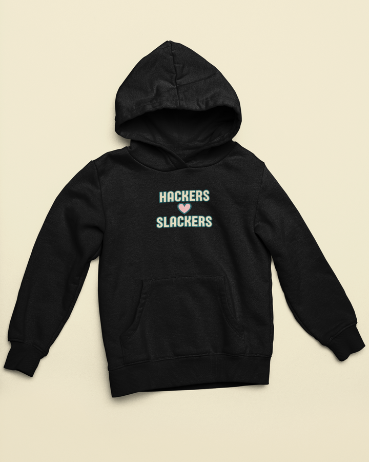 Hackers Love Slackers | Unisex Sponge Fleece Pullover Hoodie