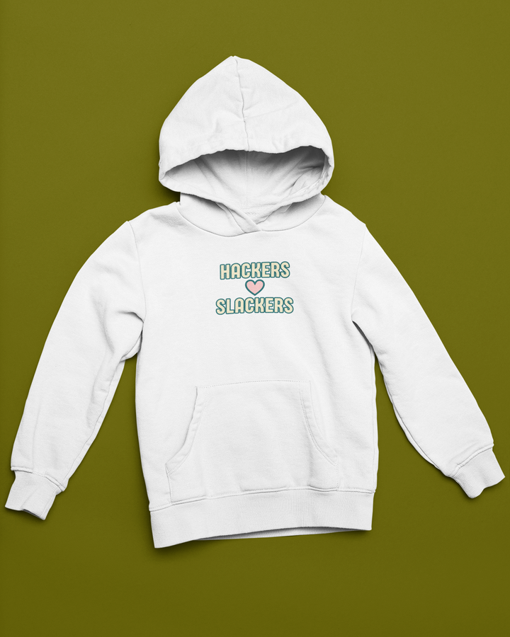 Hackers Love Slackers | Unisex Sponge Fleece Pullover Hoodie