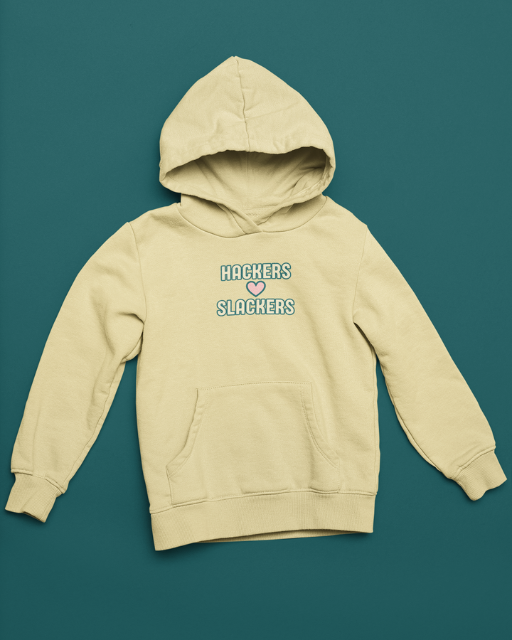 Hackers Love Slackers | Unisex Sponge Fleece Pullover Hoodie