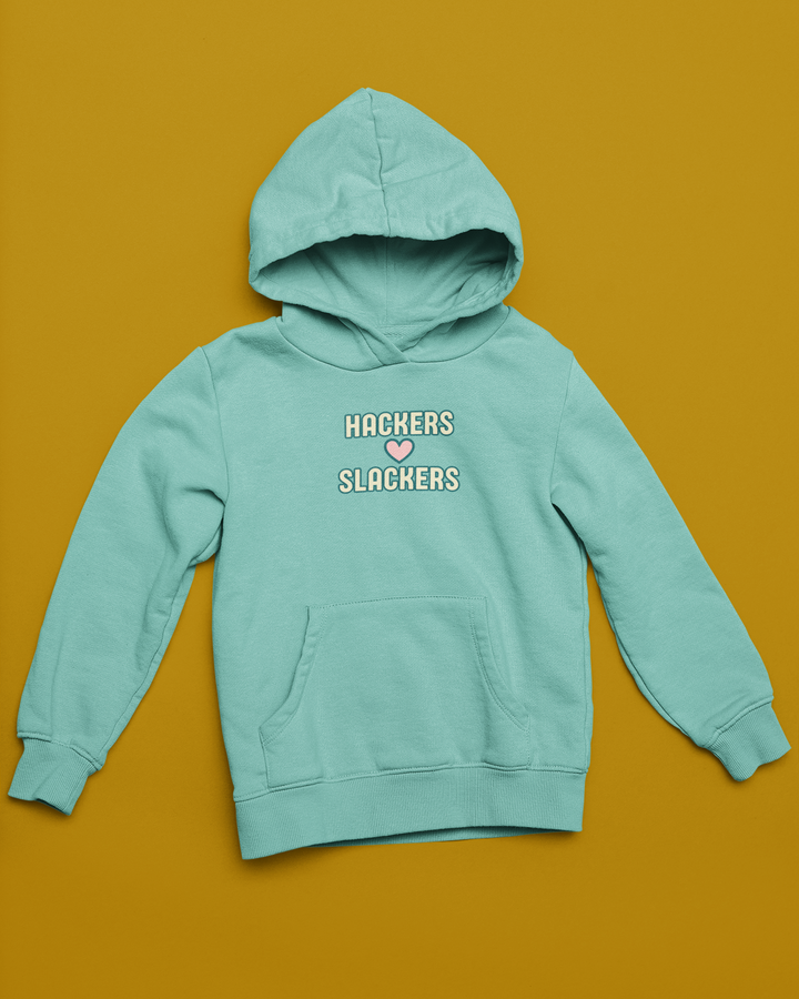 Hackers Love Slackers | Unisex Sponge Fleece Pullover Hoodie