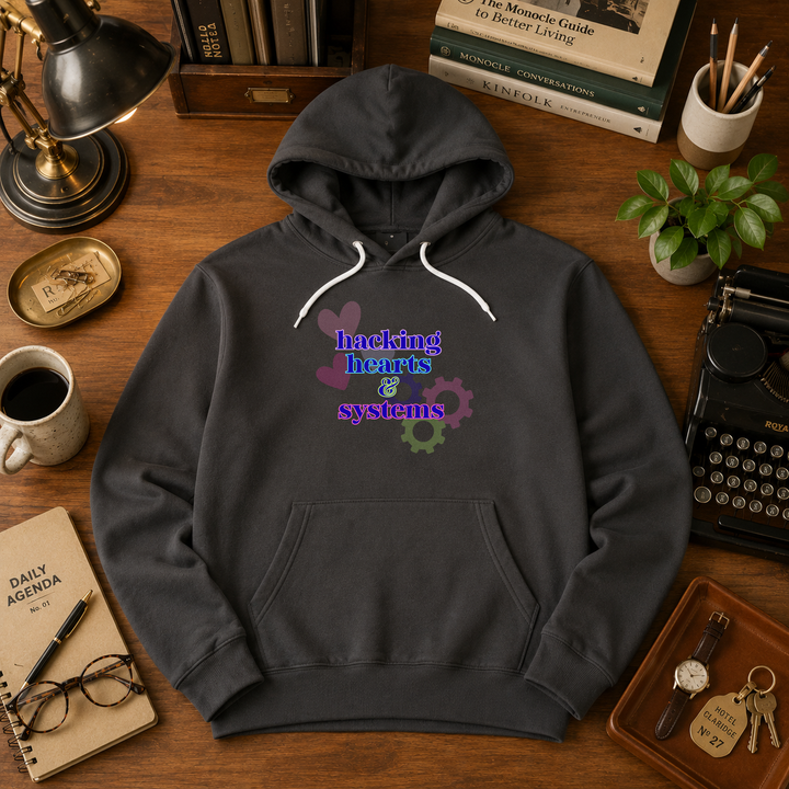 Hacking Hearts &amp; Systems | Unisex Sponge Fleece Pullover Hoodie