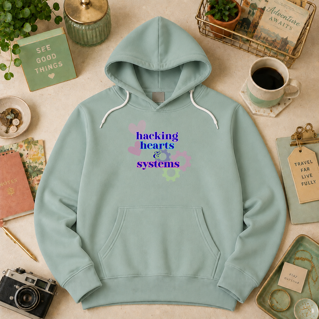 Hacking Hearts &amp; Systems | Unisex Sponge Fleece Pullover Hoodie