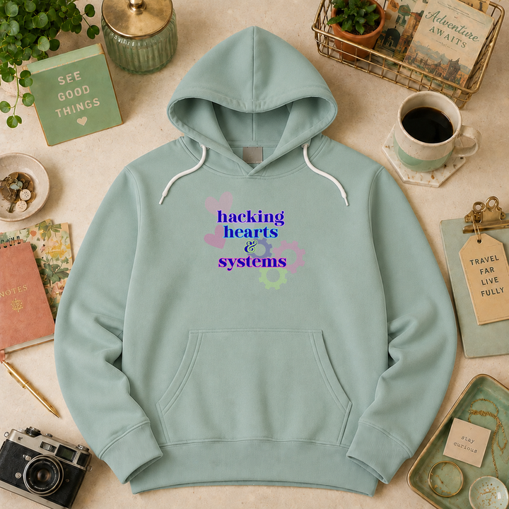 Hacking Hearts &amp; Systems | Unisex Sponge Fleece Pullover Hoodie