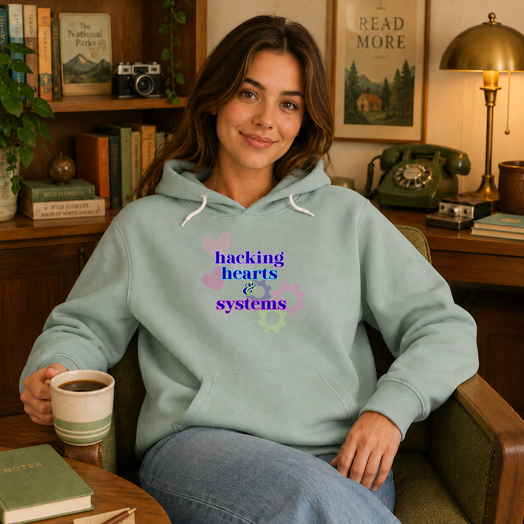 Hacking Hearts &amp; Systems | Unisex Sponge Fleece Pullover Hoodie
