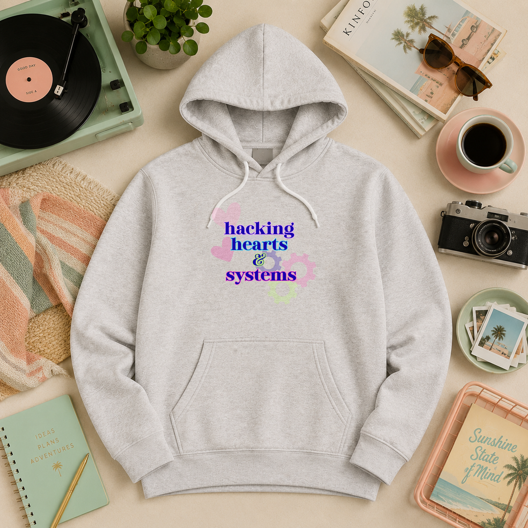 Hacking Hearts &amp; Systems | Unisex Sponge Fleece Pullover Hoodie