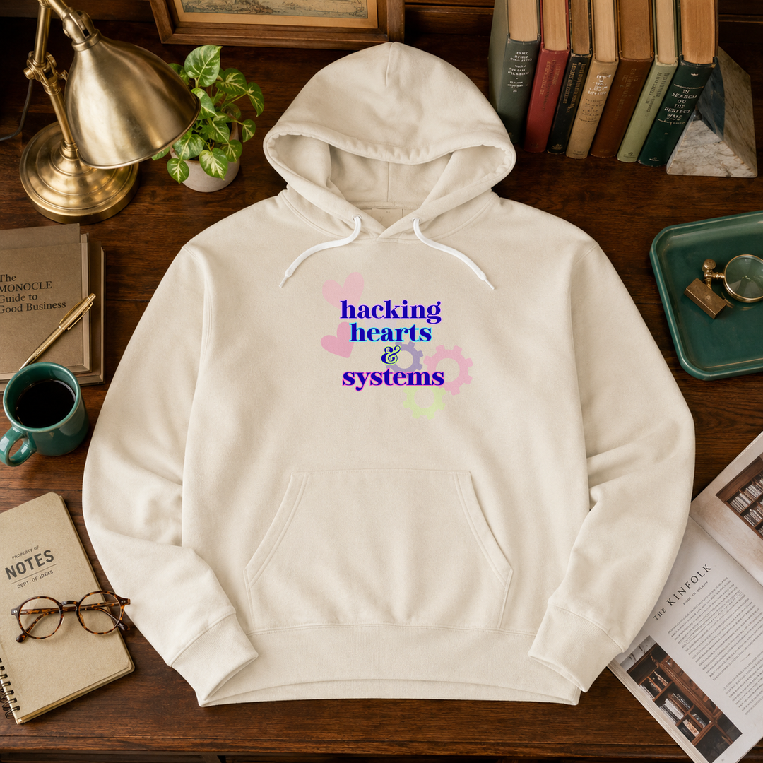 Hacking Hearts &amp; Systems | Unisex Sponge Fleece Pullover Hoodie