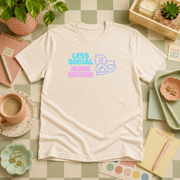 Less Social More Secure | Unisex Tee