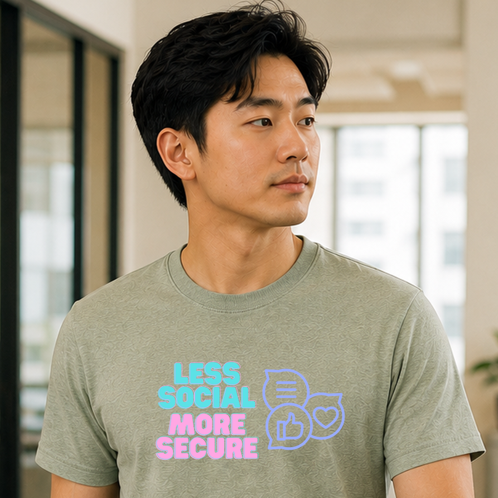 Less Social More Secure | Unisex Tee