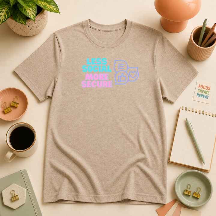 Less Social More Secure | Unisex Tee