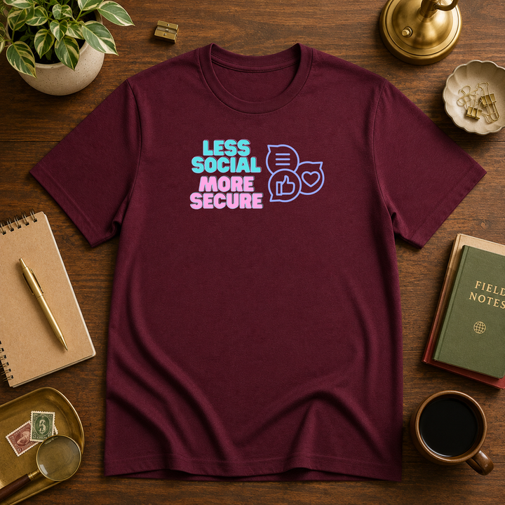 Less Social More Secure | Unisex Tee